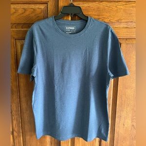 Express Slim Stretch Crew T-Shirt - Blue - Men’s Large (27)